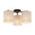 DEVA NATURE Lampa sufitowa 3 6865 TK Lighting Sosna, Czarny Len