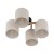 DEVA NATURE Lampa sufitowa 4 6866 TK Lighting Szary, Czarny Len