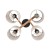 DEVA NATURE Lampa sufitowa 4 6866 TK Lighting Szary, Czarny Len