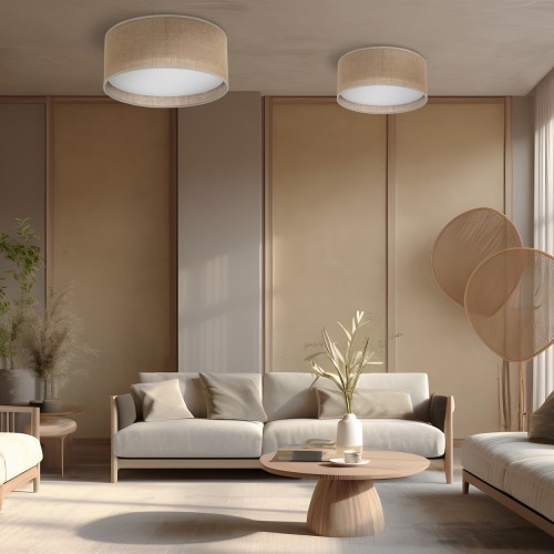 JUTA Lampa sufitowa 4 5798 TK Lighting Biały Juta