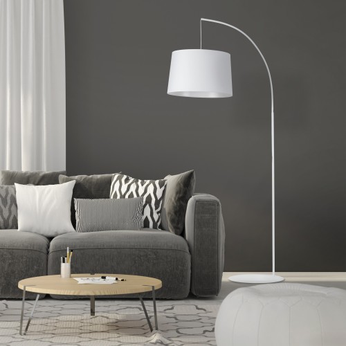 ORTA WHITE Lampa podłogowa 1 5416 TK Lighting Biały Biały