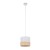 PAGLIA NEW WHITE Lampa wisząca 1 200 4766 TK Lighting Biały Rafia, Biały