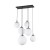 ESME WHITE Lampa wisząca 6 4793 TK Lighting Czarny Biały