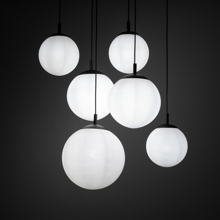 ESME WHITE Lampa wisząca 6 4793 TK Lighting Czarny Biały