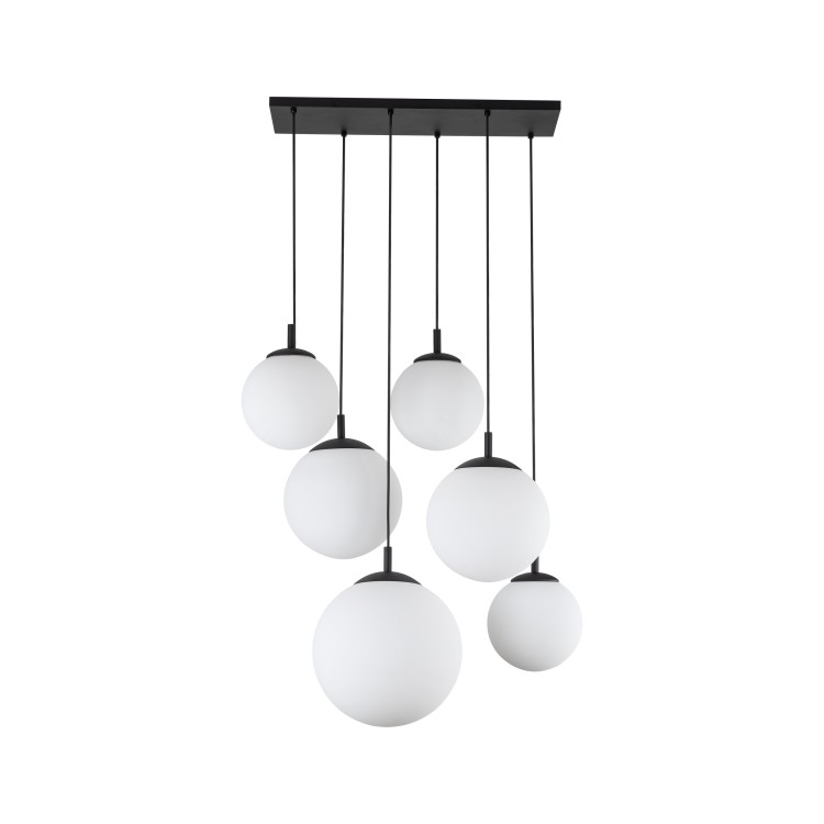 ESME WHITE Lampa wisząca 6 4793 TK Lighting Czarny Biały