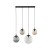 ESME MIX Lampa wisząca 4 Listwa 4795 TK Lighting Czarny Transparentny, Brązowy, Grafitowy