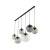 ESME MIX Lampa wisząca 6 Listwa 4797 TK Lighting Czarny Transparentny, Brązowy, Grafitowy