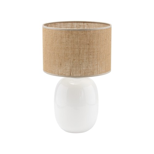 MELODY WHITE JUTA Lampka nocna 1 5984 TK Lighting Biały Juta