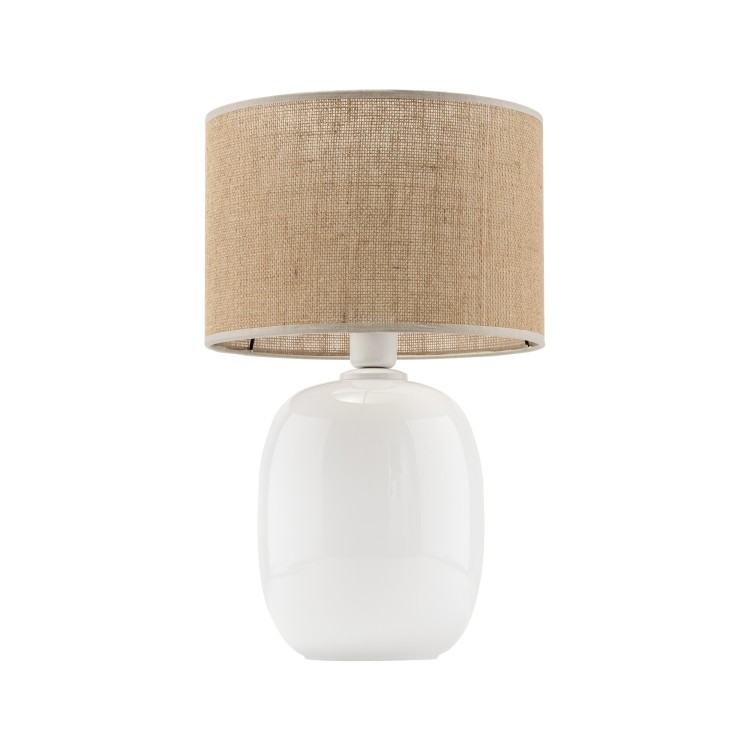 MELODY WHITE JUTA Lampka nocna 1 5984 TK Lighting Biały Juta