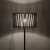 HARMONY NATURE Lampa podłogowa 1 5890 TK Lighting Czarny Juta, Czarny