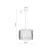 HARMONY NATURE Lampa wisząca 3 4557 TK Lighting Czarny Juta, Czarny
