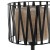 HARMONY NATURE Lampka nocna 1 5889 TK Lighting Czarny Juta
