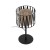 HARMONY NATURE Lampka nocna 1 5889 TK Lighting Czarny Juta