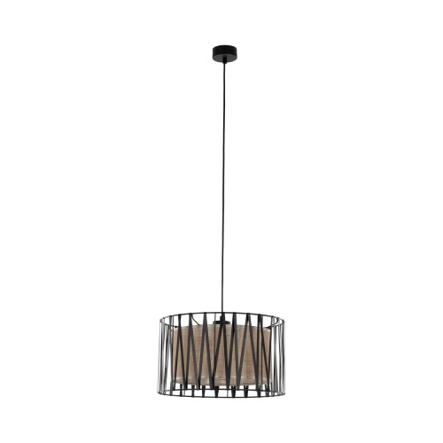 HARMONY NATURE Lampa wisząca 1 4562 TK Lighting Czarny Juta