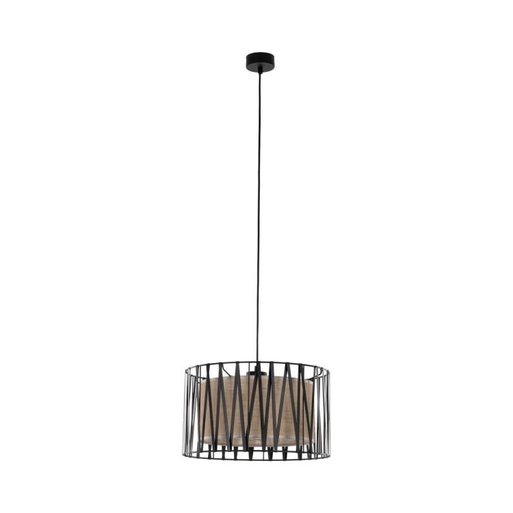 HARMONY NATURE Lampa wisząca 1 4562 TK Lighting Czarny Juta