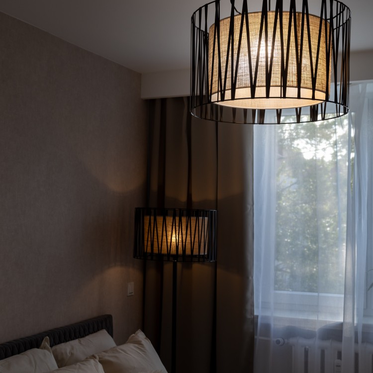HARMONY NATURE Lampa wisząca 1 4562 TK Lighting Czarny Juta