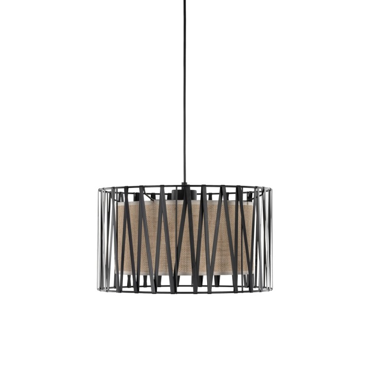 HARMONY NATURE Lampa wisząca 1 4562 TK Lighting Czarny Juta