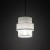 CALISTO WHITE Lampa wisząca 1 200 5094 TK Lighting Czarny Biały