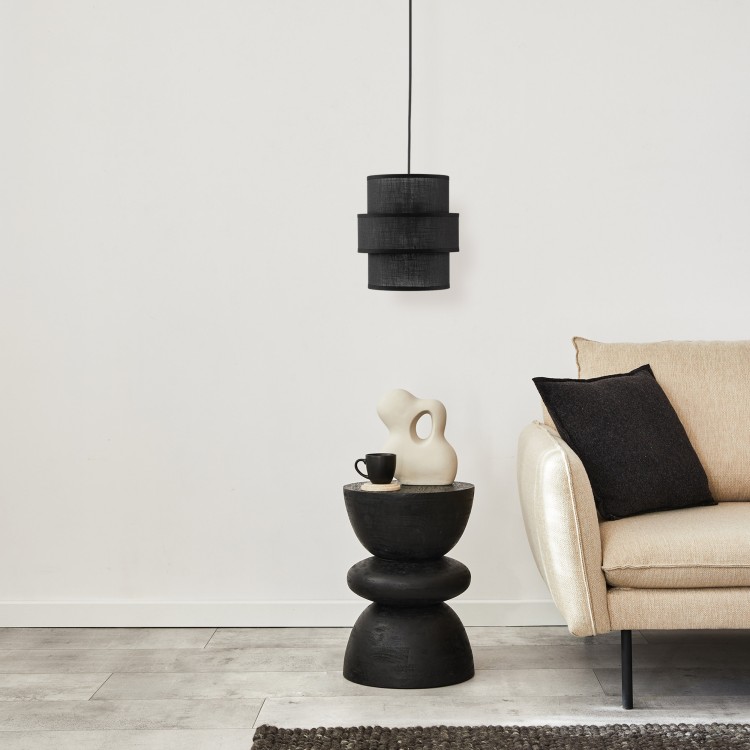 CALISTO BLACK Lampa wisząca 1 200 5306 TK Lighting Czarny Czarny