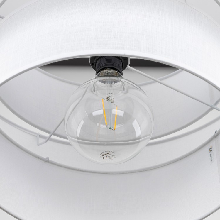 CALISTO WHITE Lampa wisząca 1 500 5095 TK Lighting Czarny Biały