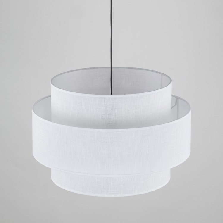 CALISTO WHITE Lampa wisząca 1 500 5095 TK Lighting Czarny Biały