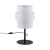 CALISTO WHITE Lampka nocna 1 5893 TK Lighting Czarny Biały