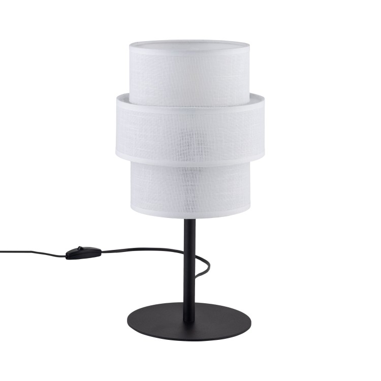 CALISTO WHITE Lampka nocna 1 5893 TK Lighting Czarny Biały