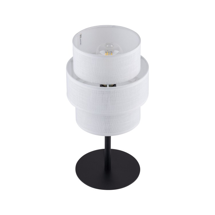 CALISTO WHITE Lampka nocna 1 5893 TK Lighting Czarny Biały