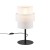 CALISTO WHITE Lampka nocna 1 5893 TK Lighting Czarny Biały