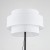 CALISTO WHITE Lampa podłogowa 1 5894 TK Lighting Czarny Biały
