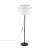 CALISTO WHITE Lampa podłogowa 1 5894 TK Lighting Czarny Biały