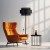 CALISTO BLACK Lampa podłogowa 1 5896 TK Lighting Czarny Czarny