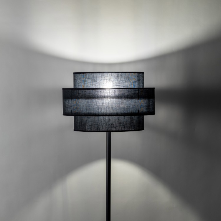 CALISTO BLACK Lampa podłogowa 1 5896 TK Lighting Czarny Czarny