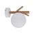 SHERON WHITE Kinkiet 1 5307 TK Lighting Biały, Sosna Biały