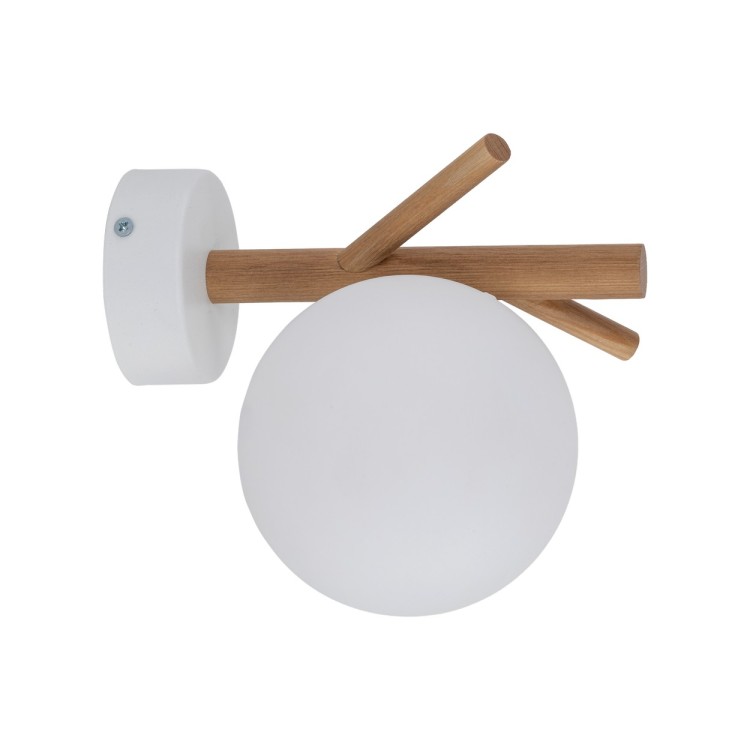 SHERON WHITE Kinkiet 1 5307 TK Lighting Biały, Sosna Biały