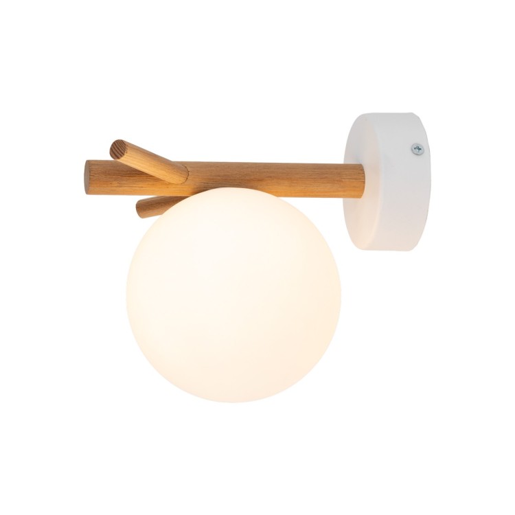 SHERON WHITE Kinkiet 1 5307 TK Lighting Biały, Sosna Biały