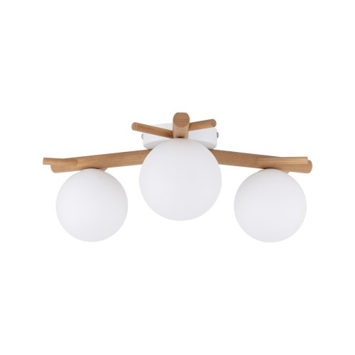 SHERON WHITE Lampa sufitowa 3 5308 TK Lighting Biały, Sosna Biały