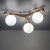 SHERON WHITE Lampa sufitowa 3 5308 TK Lighting Biały, Sosna Biały
