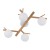 SHERON WHITE Lampa sufitowa 4 5309 TK Lighting Biały, Sosna Biały