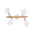 SHERON WHITE Lampa sufitowa 4 5309 TK Lighting Biały, Sosna Biały