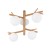 SHERON WHITE Lampa sufitowa 4 5309 TK Lighting Biały, Sosna Biały