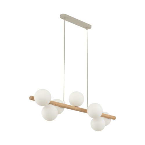 ESTERA WOOD Lampa wisząca 7 5905 TK Lighting Sosna Biały