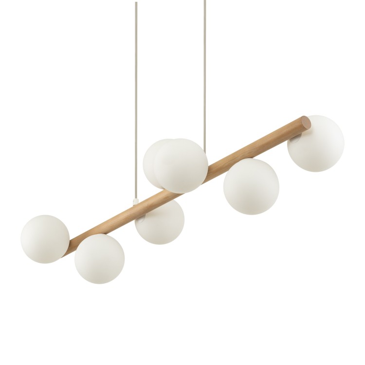 ESTERA WOOD Lampa wisząca 7 5905 TK Lighting Sosna Biały