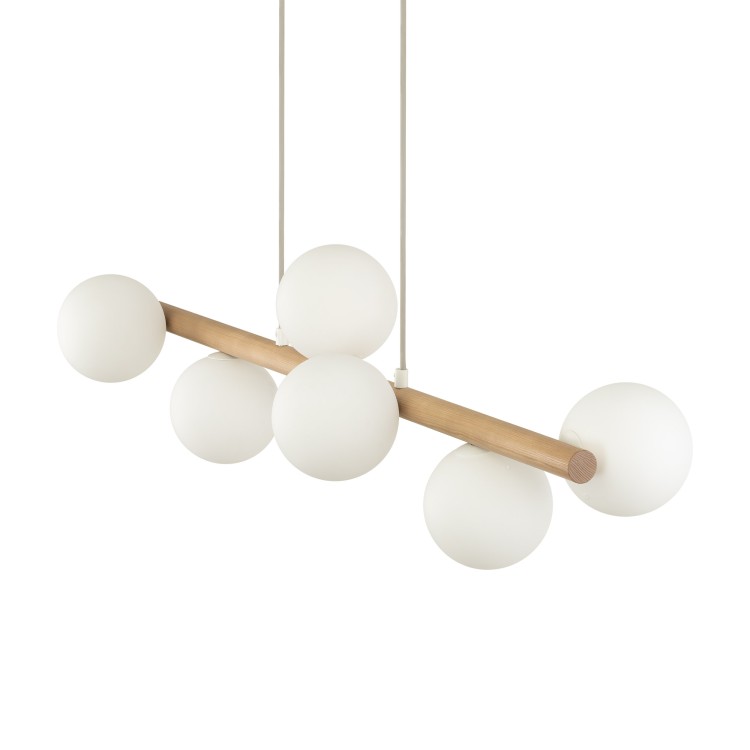 ESTERA WOOD Lampa wisząca 7 5905 TK Lighting Sosna Biały
