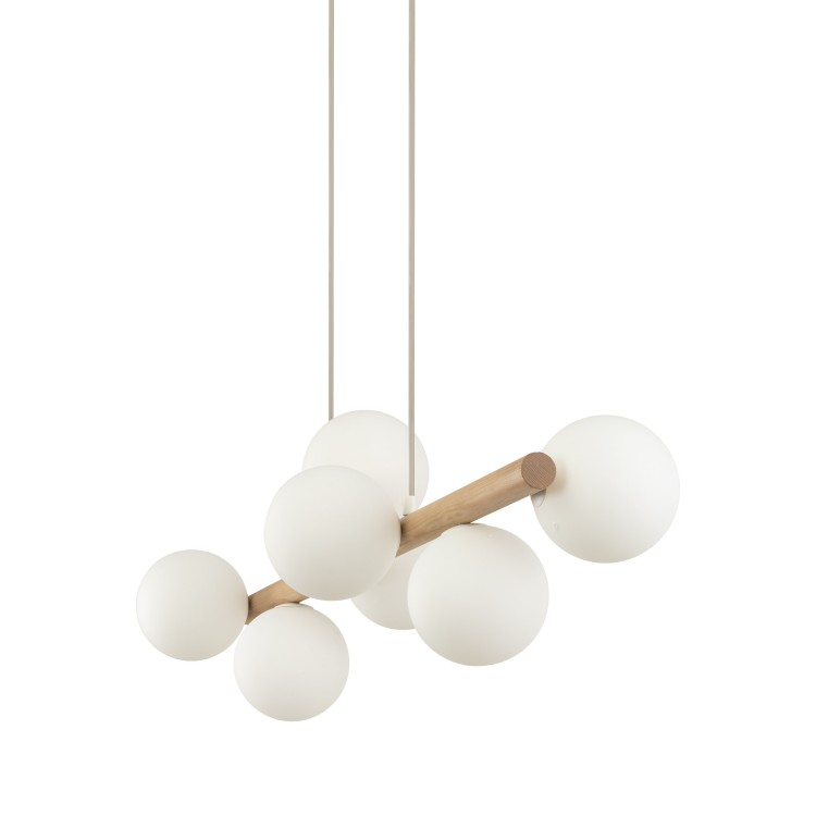 ESTERA WOOD Lampa wisząca 7 5905 TK Lighting Sosna Biały