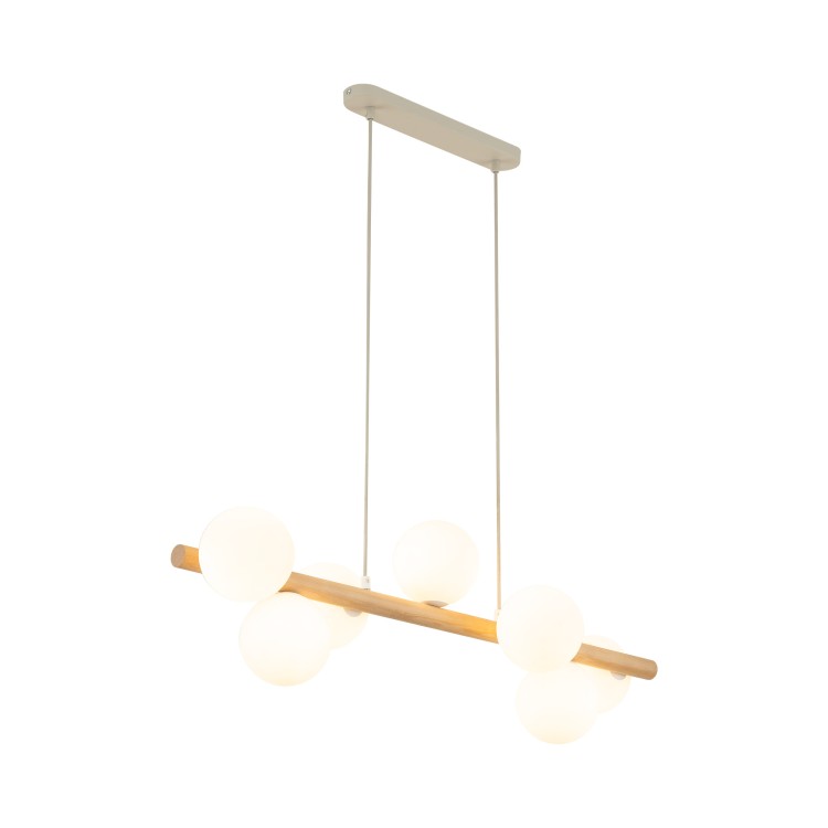 ESTERA WOOD Lampa wisząca 7 5905 TK Lighting Sosna Biały