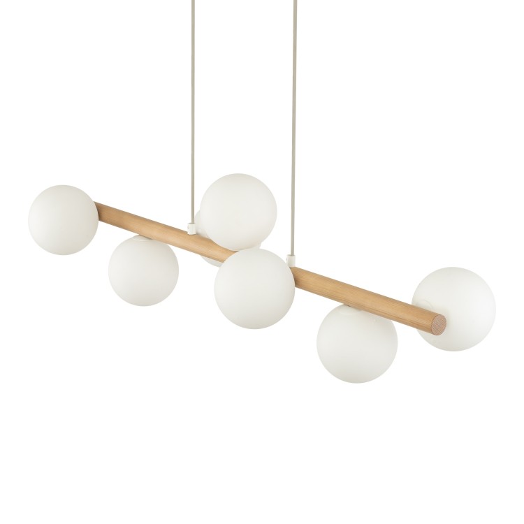 ESTERA WOOD Lampa wisząca 7 5905 TK Lighting Sosna Biały