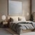 LUNA BEIGE 300 Kinkiet 3 5911 TK Lighting Beżowy Biały