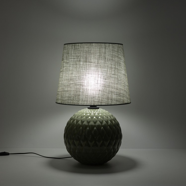 SANTANA OLIVE Lampka nocna 1 5903 TK Lighting Zielony, Złoty Miętowy