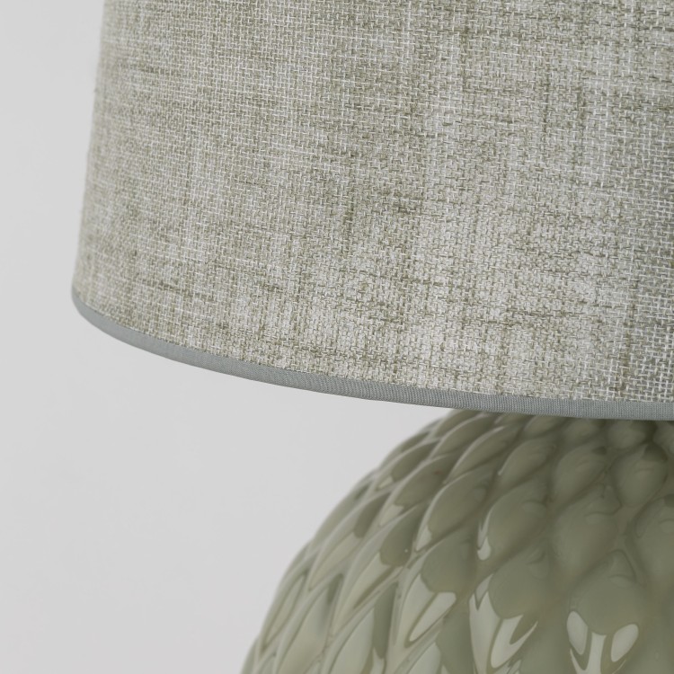 SANTANA OLIVE Lampka nocna 1 5903 TK Lighting Zielony, Złoty Miętowy